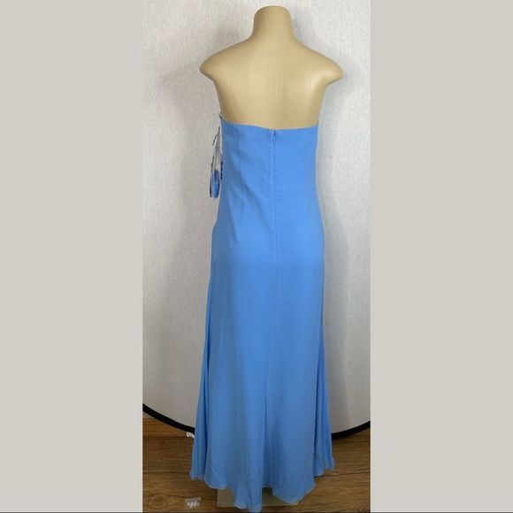 Daymor Couture Periwinkle Silk Women’s Formal Dress. Size 10. NWT - Picture 3 of 15